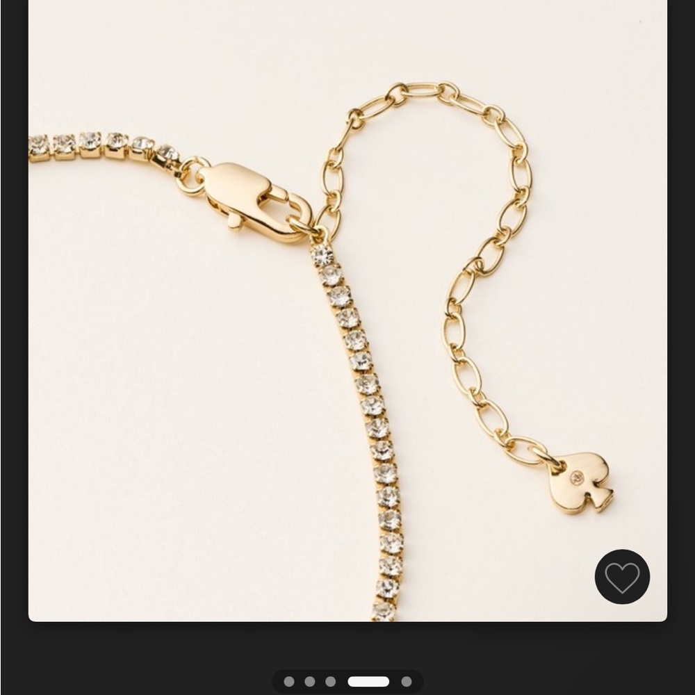 Kate spade X target French Fry tennis Pendant necklace - Picture 4 of 8